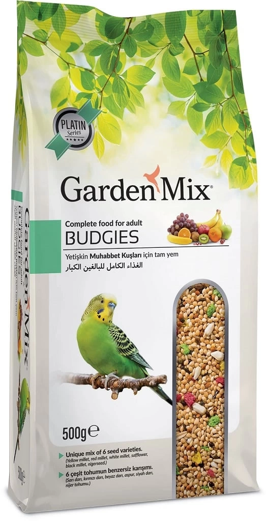 Platin Seri Vitaminli Meyveli Muhabbet Kuşu Yemi 500 gr