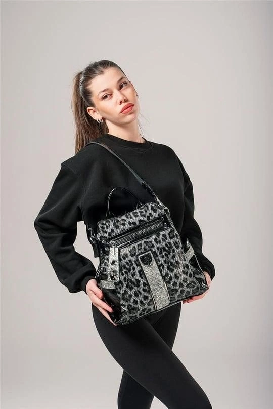 Poge Gri Cilt Kol Ve Sırt Çantası