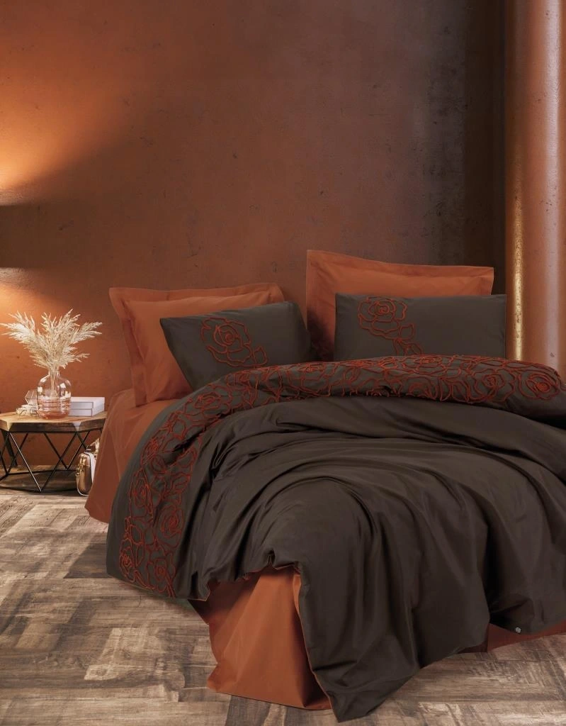 Ranforce Çift Kişilik Nev Takımı Rosen Kiremit