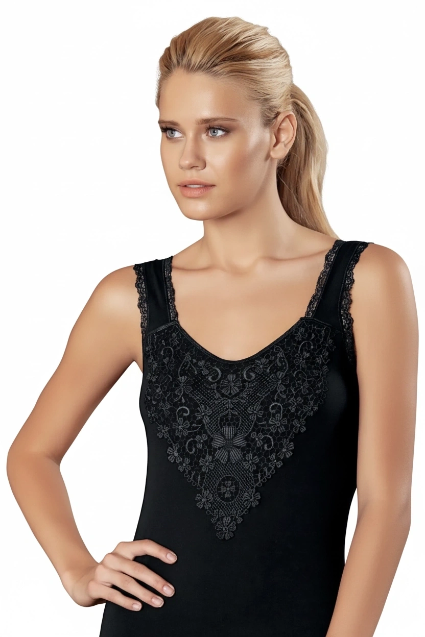 Şahinler Güpürlü Likralı Atlet B153