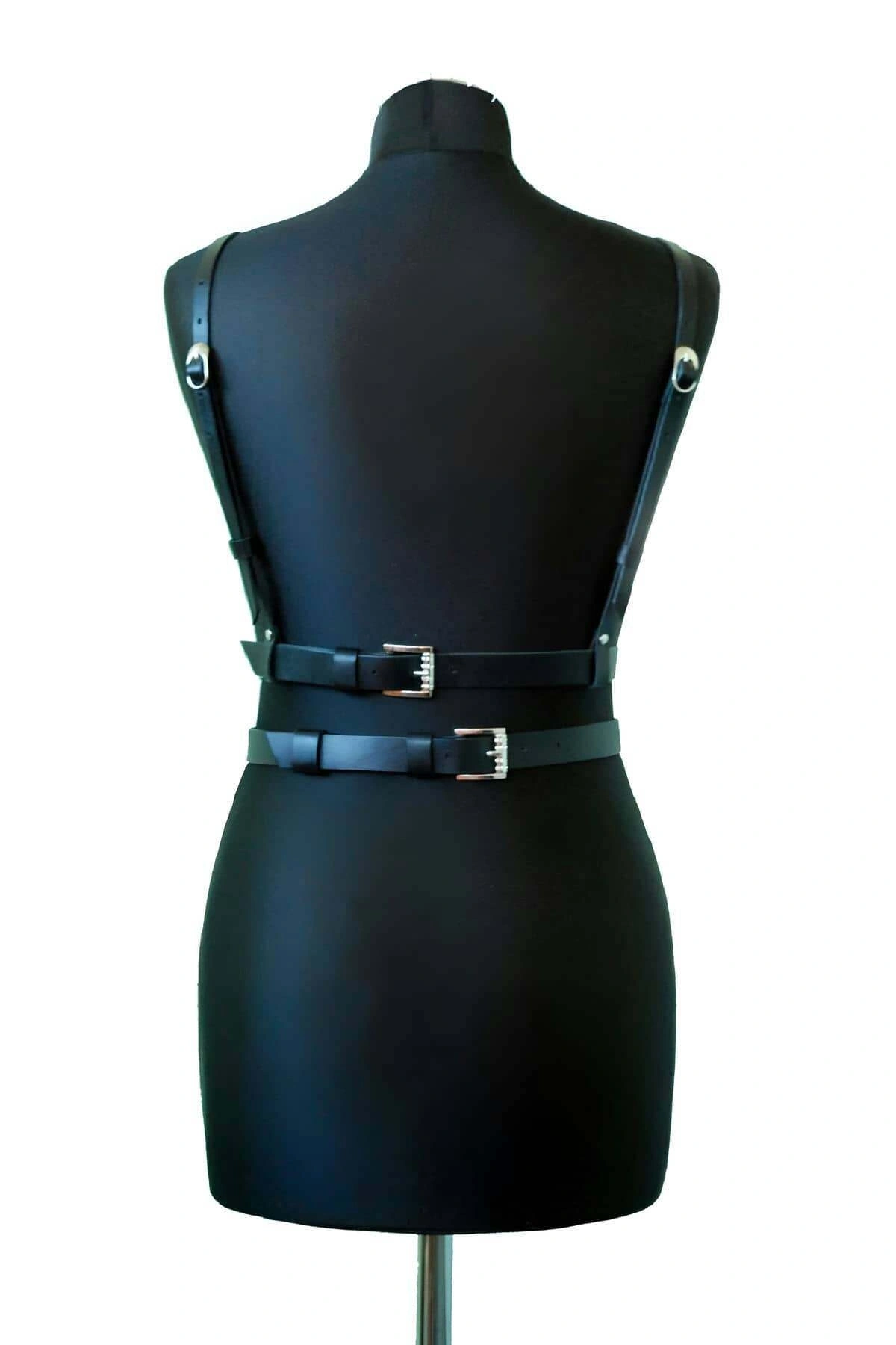 Seksi Deri Göğüs Harness - Brf909