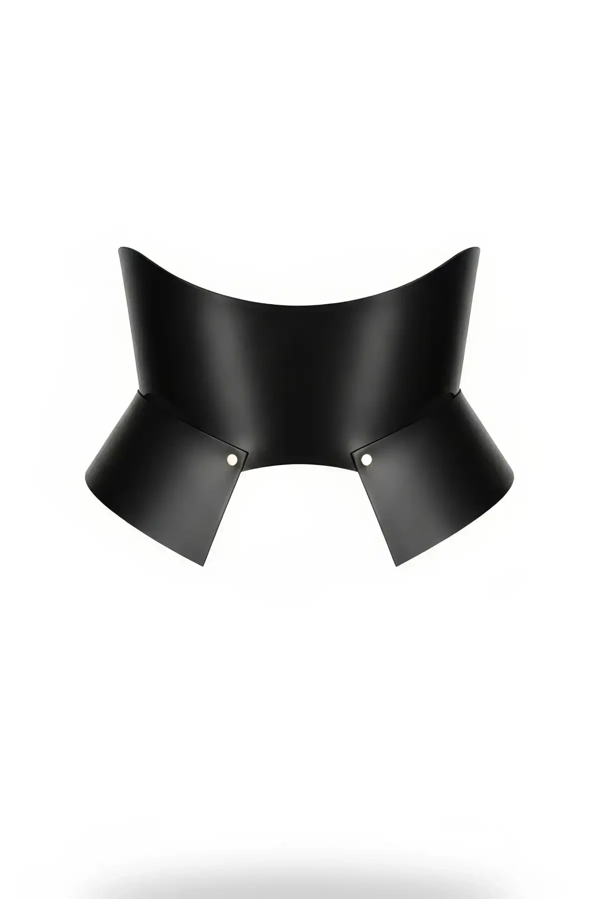 Siyah Deri Geniş Kadın Kemeri, Korse Deri Kemer - Brf611