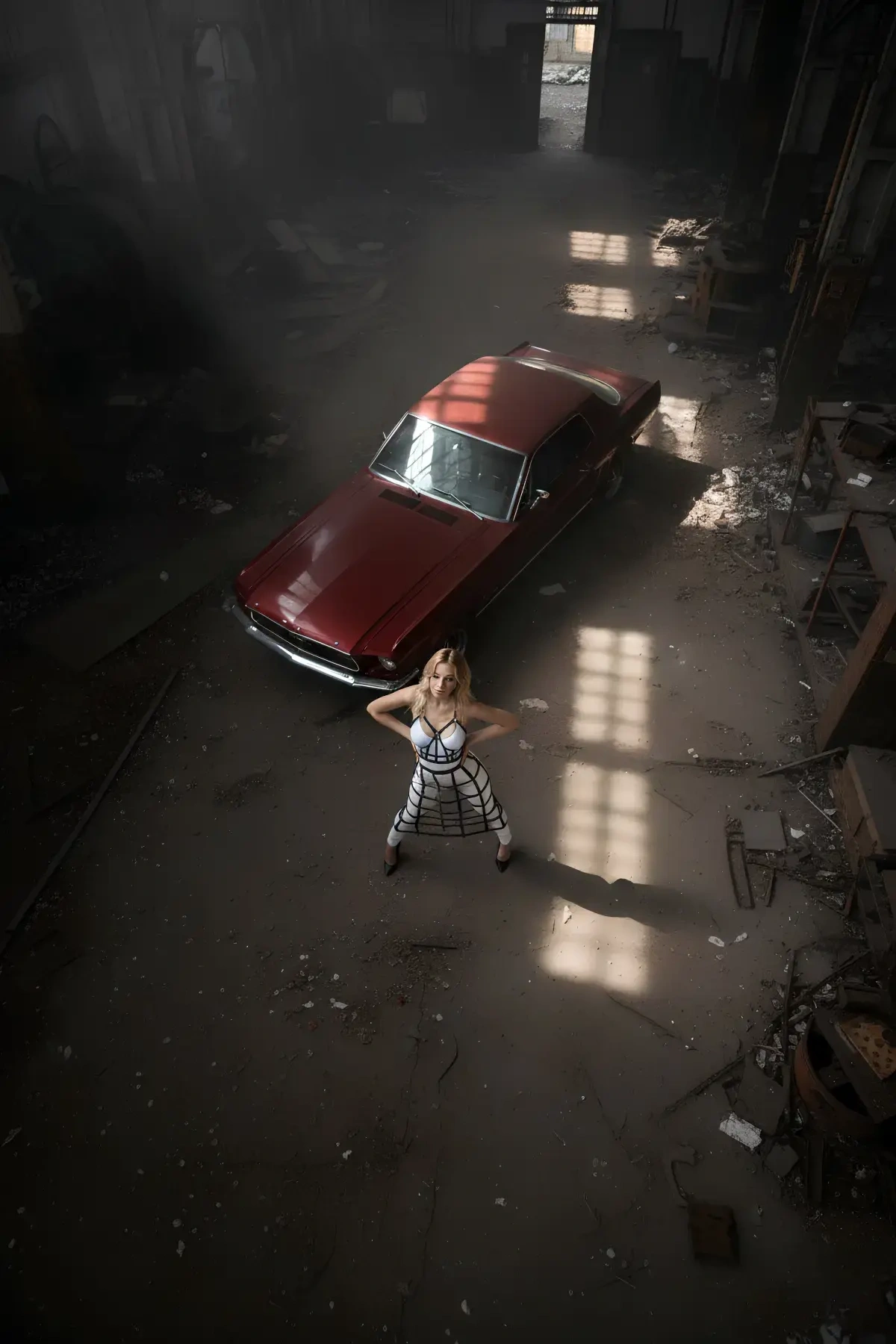 Siyah Etek Kafes Detaylı Etek Midi Boy Deri Etek - Brf1013