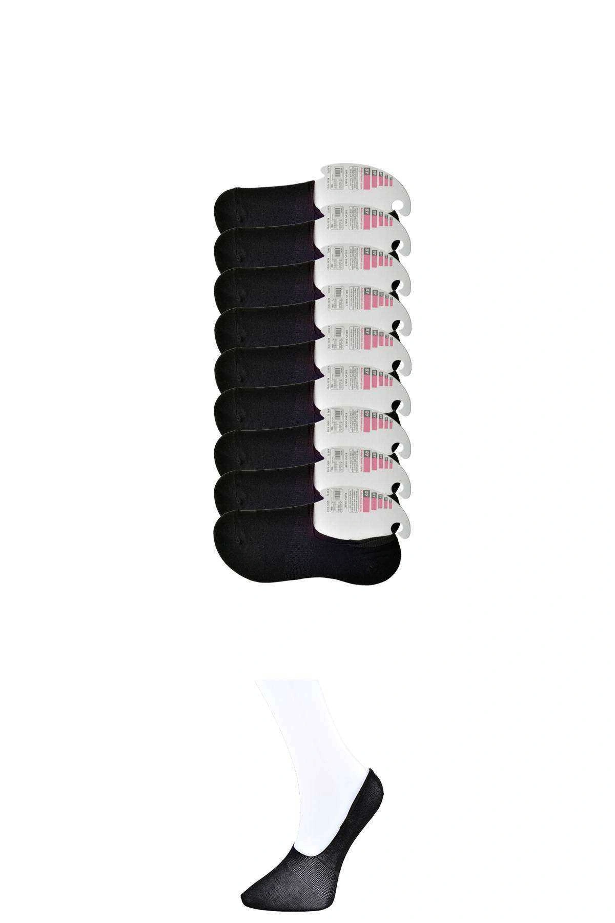 Siyah Kadın Babet Çorap 9 Çift