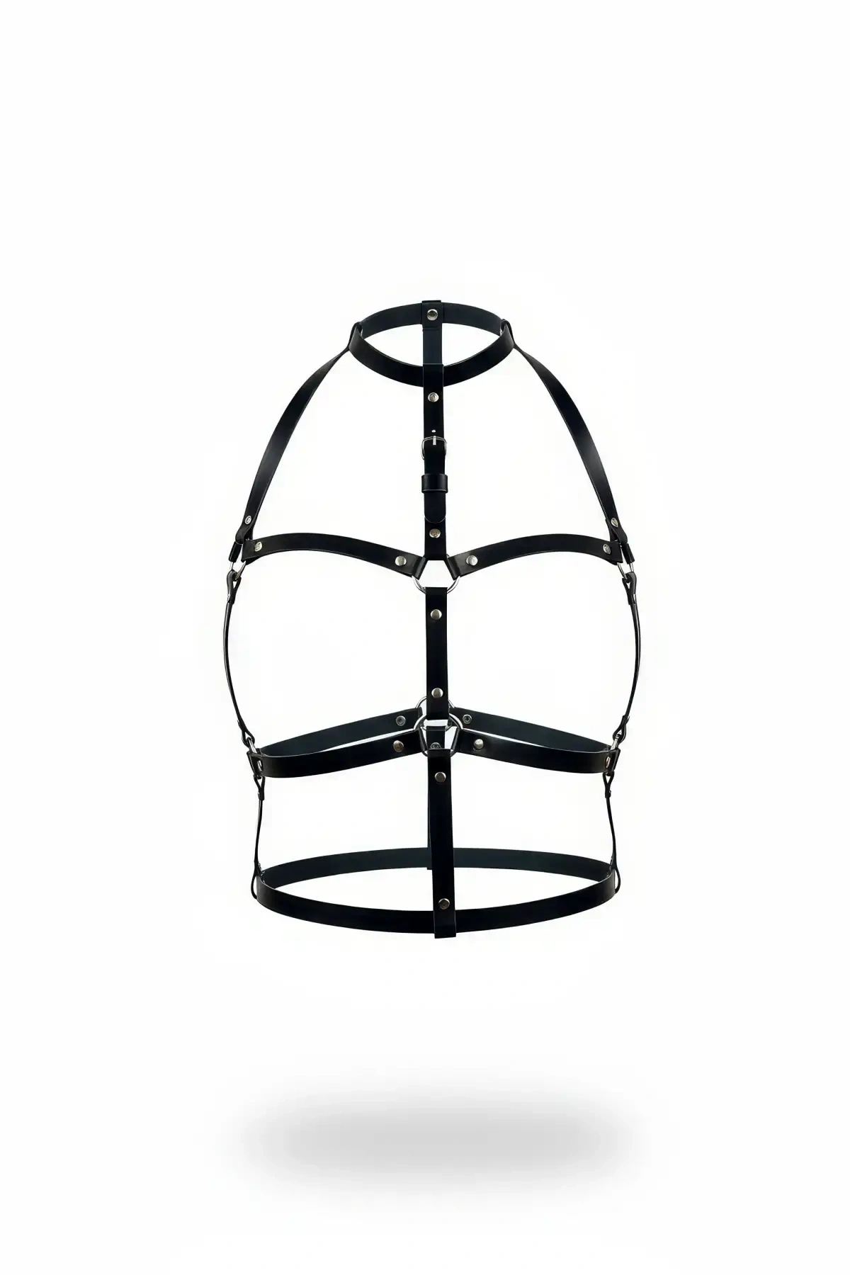 Siyah Kadın Kemer Çoklu Kemerli Vücut Aksesuarı - Brf106