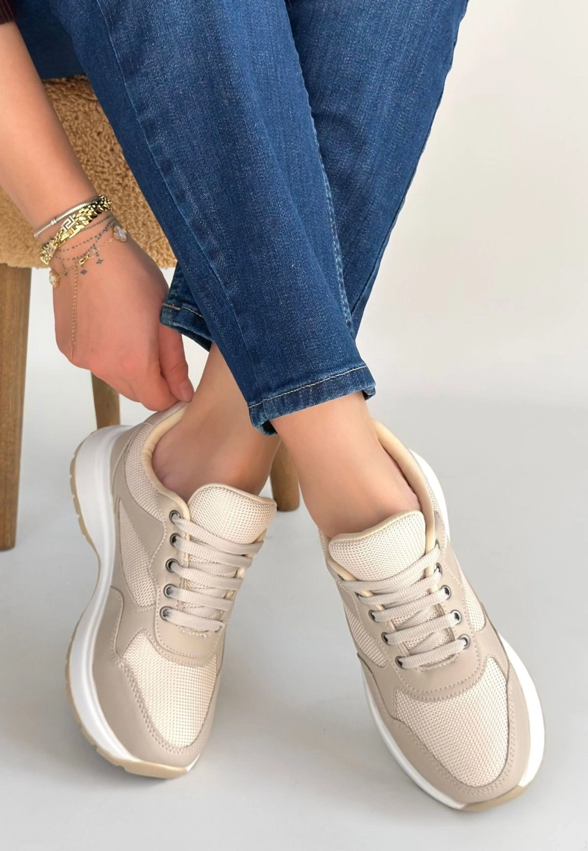 Slar Vizon Cilt Bağcıklı Spor Ayakkabı