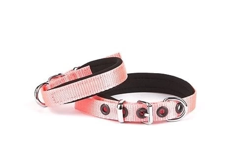 Softlu Köpek Boyun Tasması 1,5 cm x 35 cm Pembe