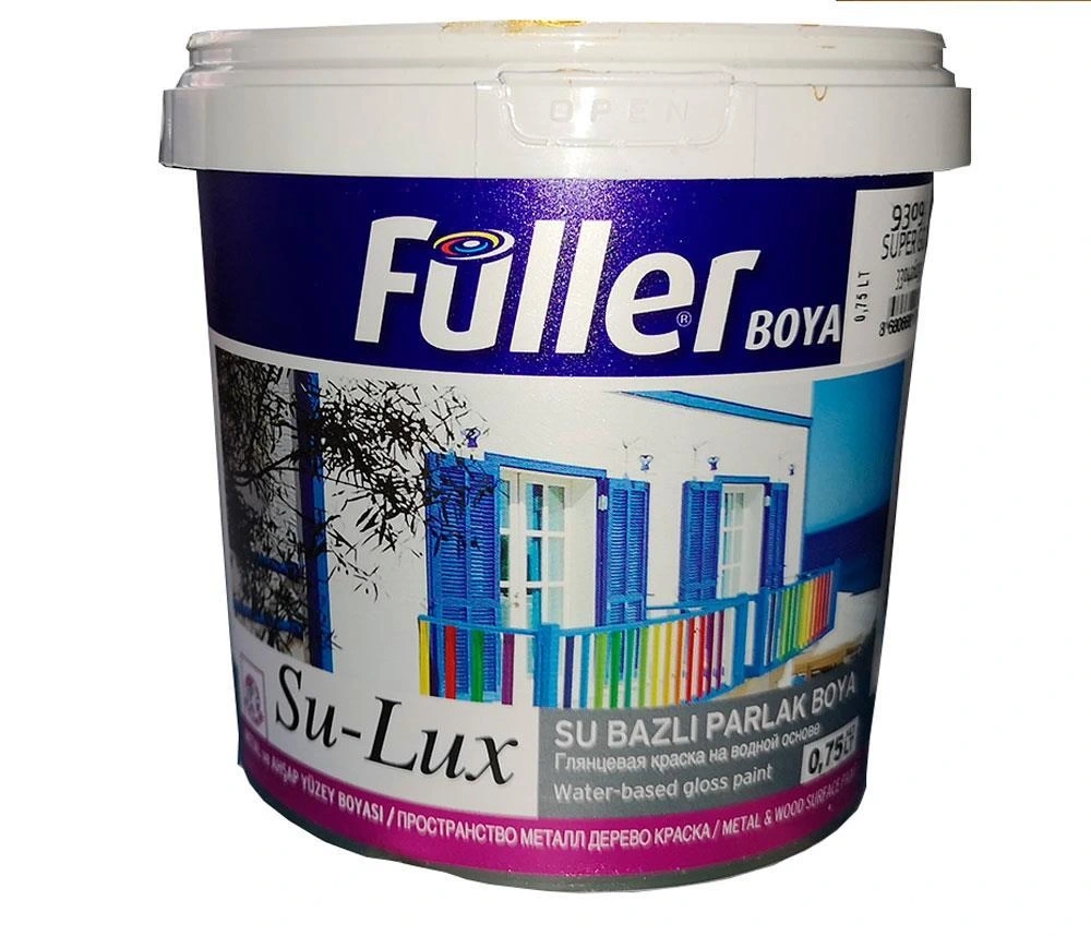 Sulux Siyah 0,75 Litre Su Bazlı Yağlı Boya