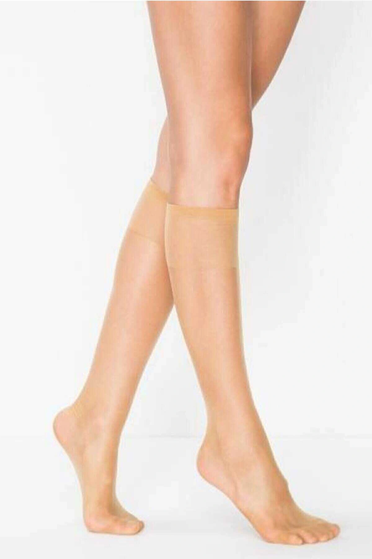 Süper Ince 15 Den Mat Pantolon Çorabı Ten