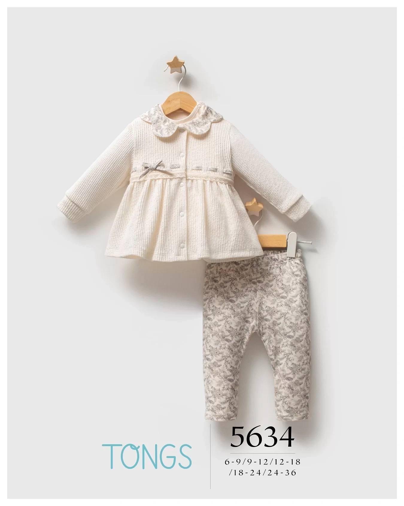 Tongs Baby Little Honey 3lü Takım 5634 Ekru