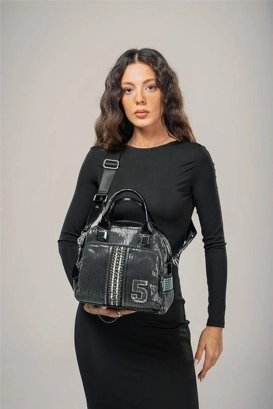 Tuka Siyah Cilt Kol Ve Omuz Çantası