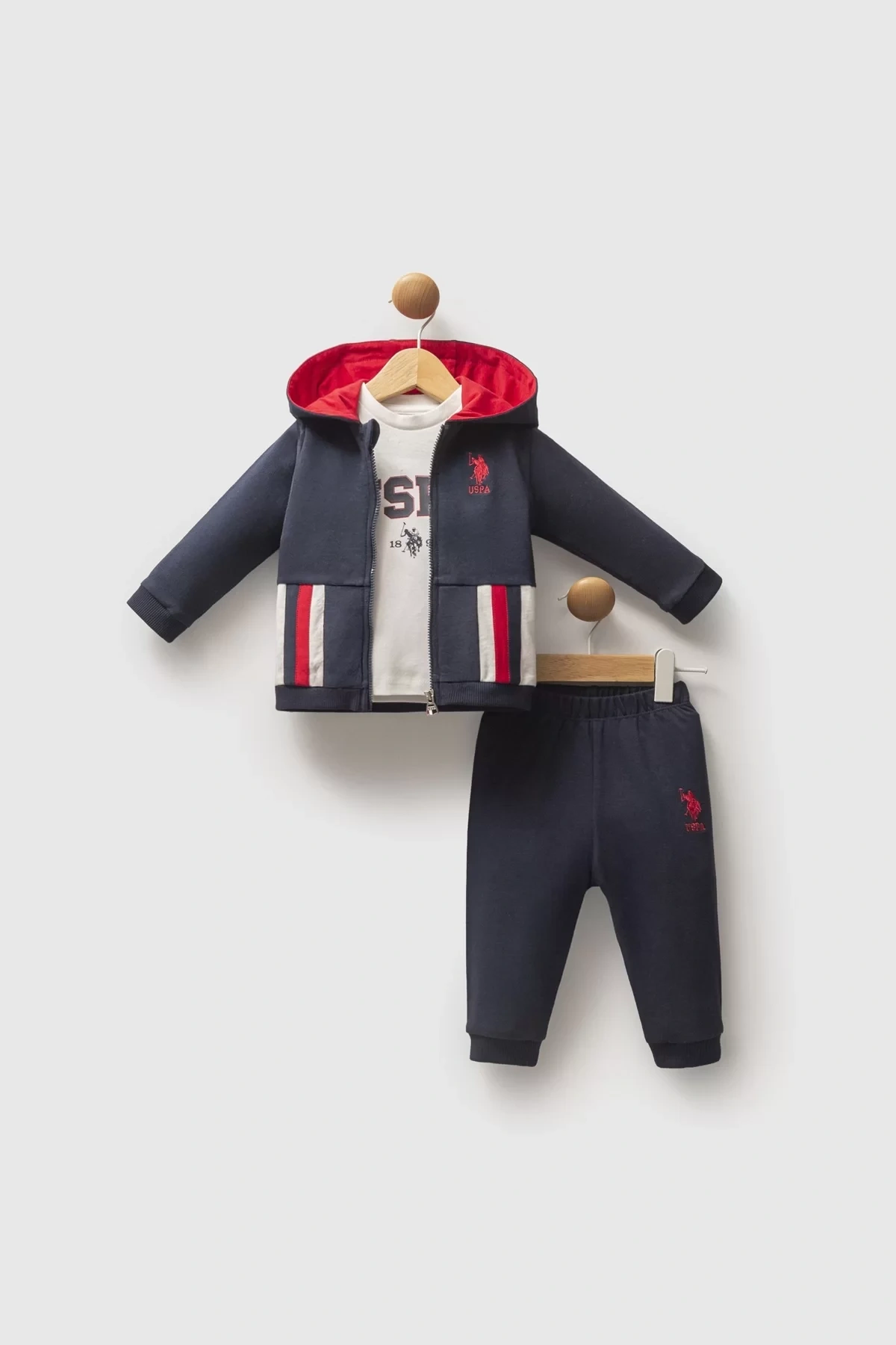 U.s. Polo Assn 3lü Takım Usb2537 Lacivert