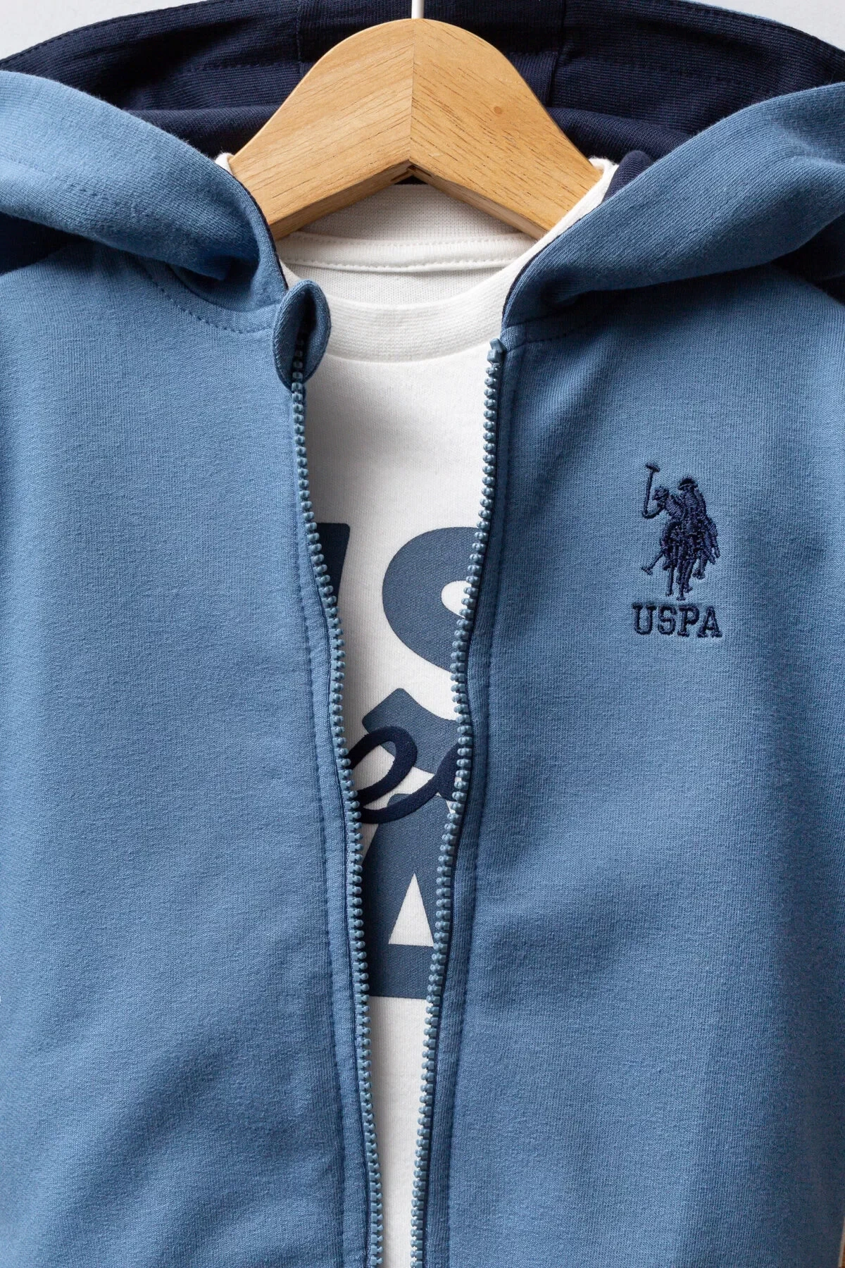 U.s. Polo Assn 3lü Takım Usb2558 Mavi