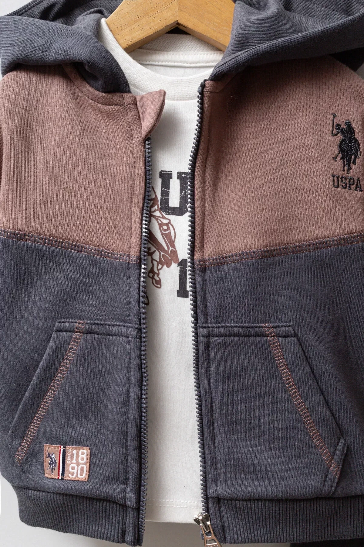 U.s. Polo Assn 3lü Takım Usb2561 Füme