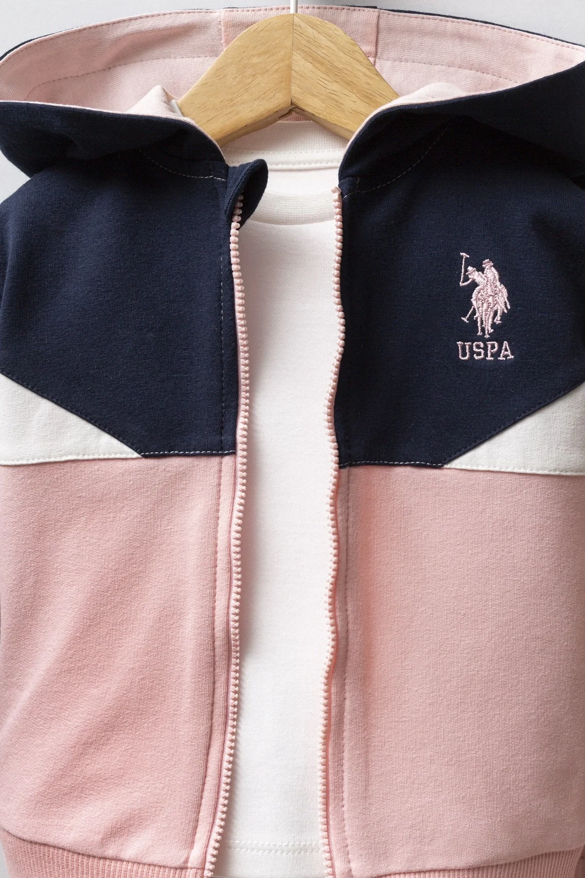 U.s. Polo Assn 3lü Takım Usb2758 Açık Pembe