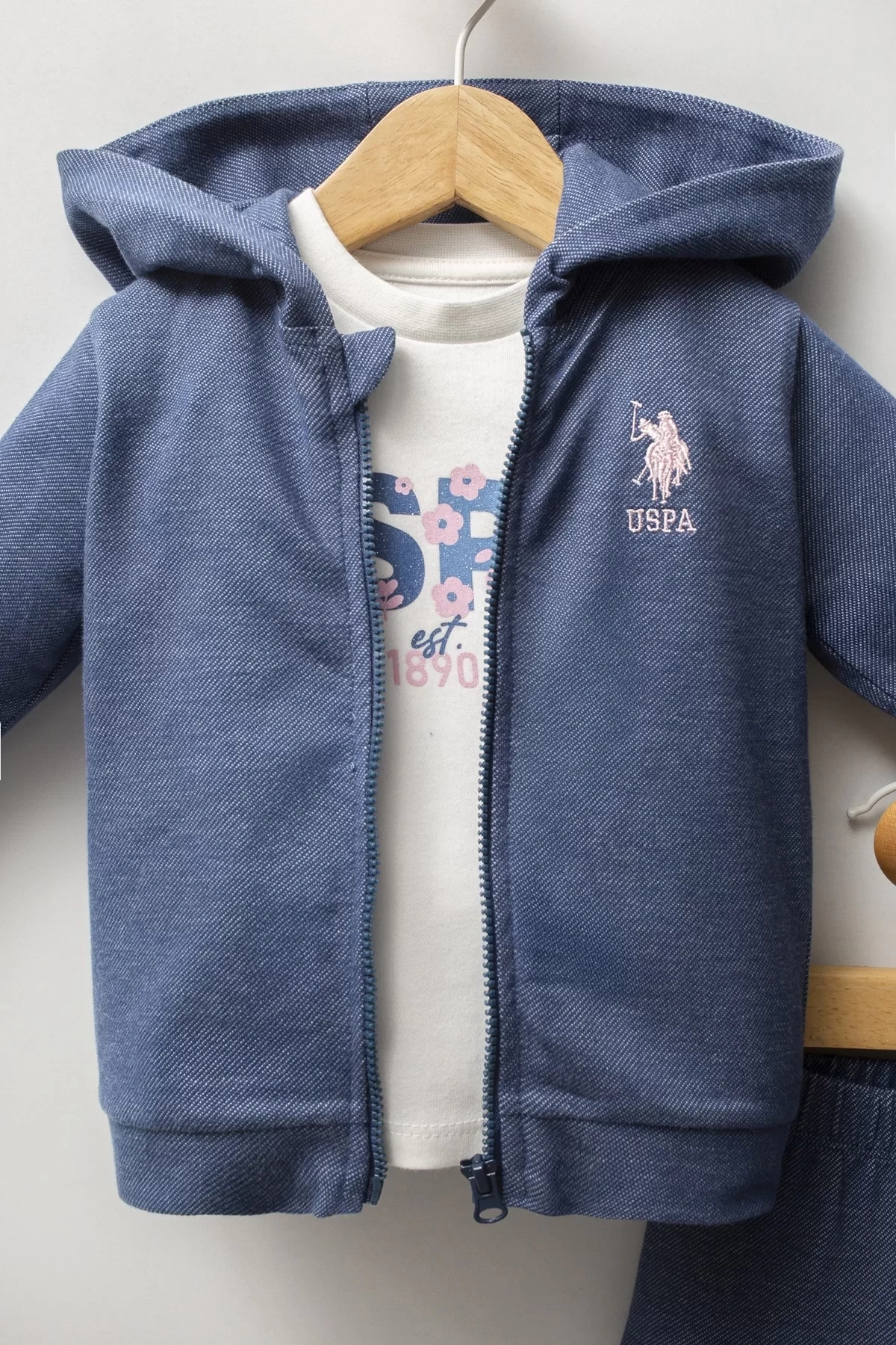 U.s. Polo Assn 3lü Takım Usb2778 Mavi