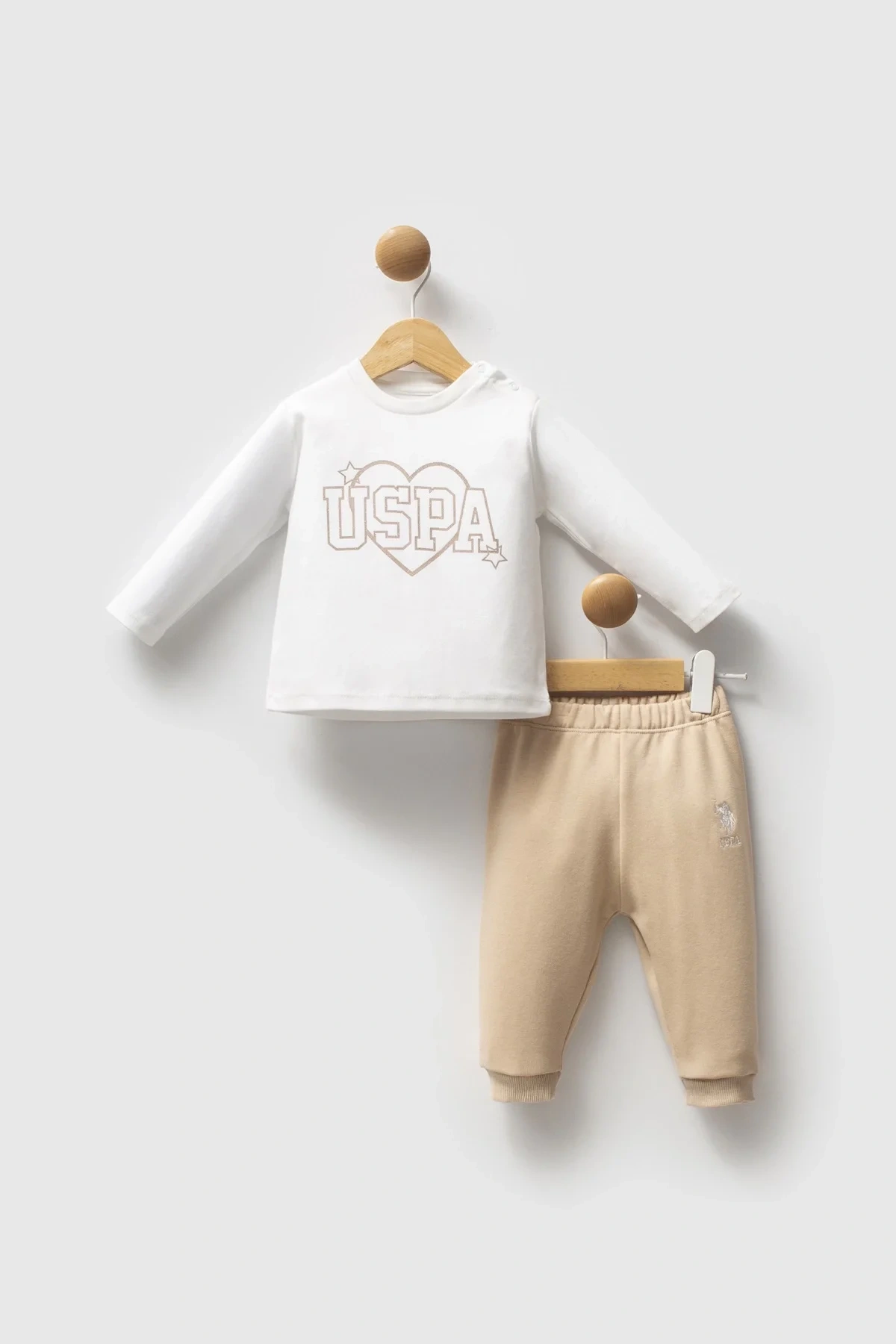 U.s. Polo Assn 3lü Takım Usb2779 Bej