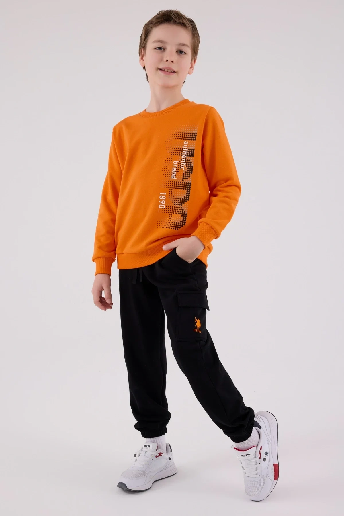 U.s. Polo Assn Eşofman Takımı Us2222-4 Turuncu