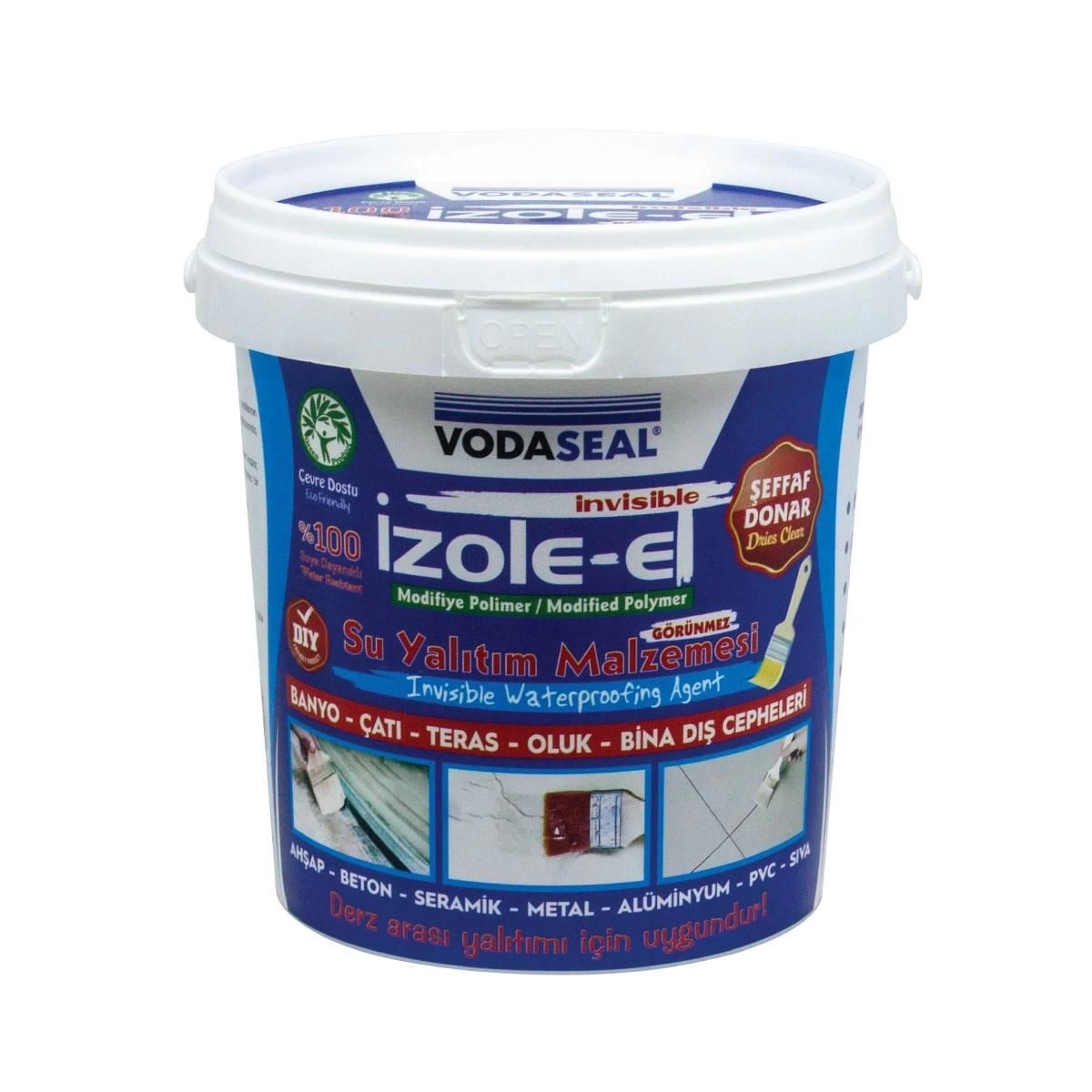 Vodaseal İzole Et Su Yalıtım Malzemesi Şeffaf 650 gr