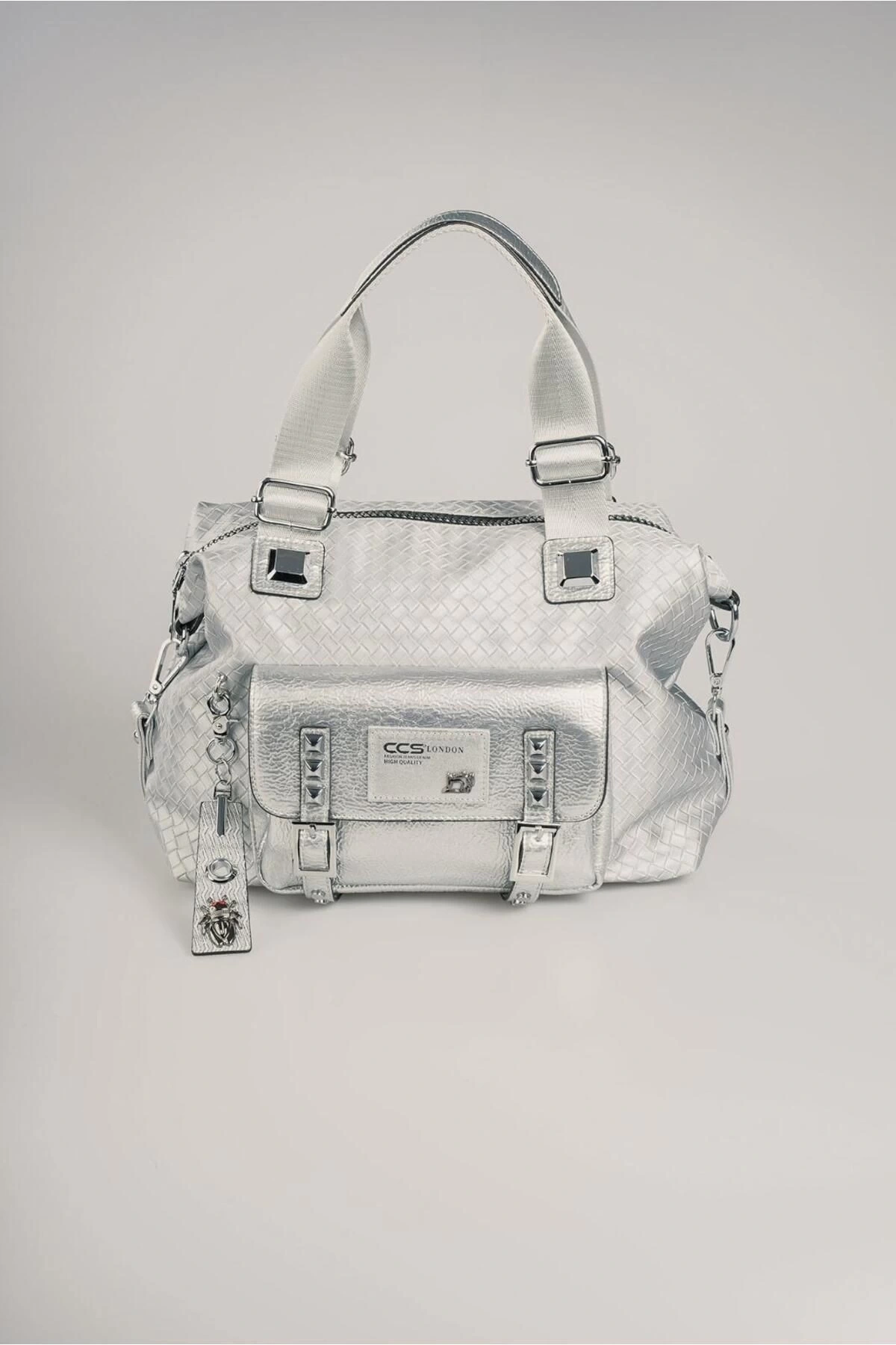 Wawin Gri Cilt Omuz Çantası