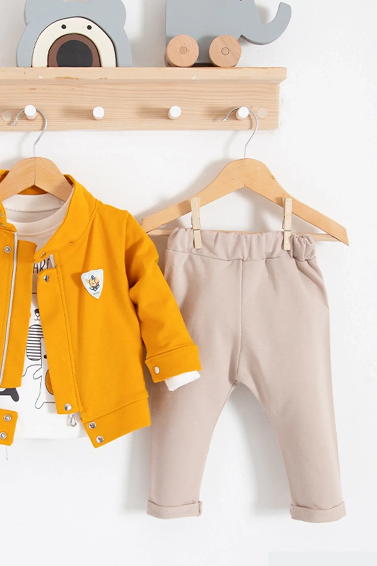 We Are Ceketli 3lü % 100 Pamuk Erkek Bebek Takımı