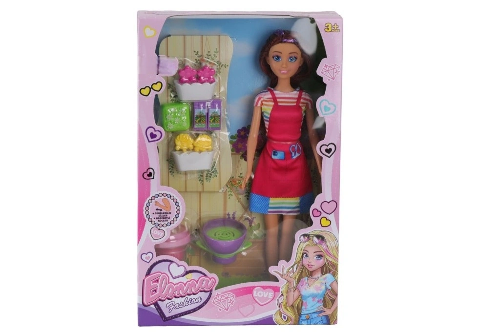 WG-661005 KUTULU 29CM AKSESUARLI ÇİÇEKÇİ