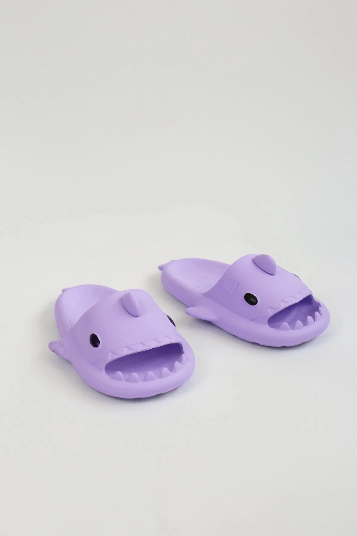 WG500 Köpekbalığı Mor Unisex Tam Ortopedik Terlik Shark Slides