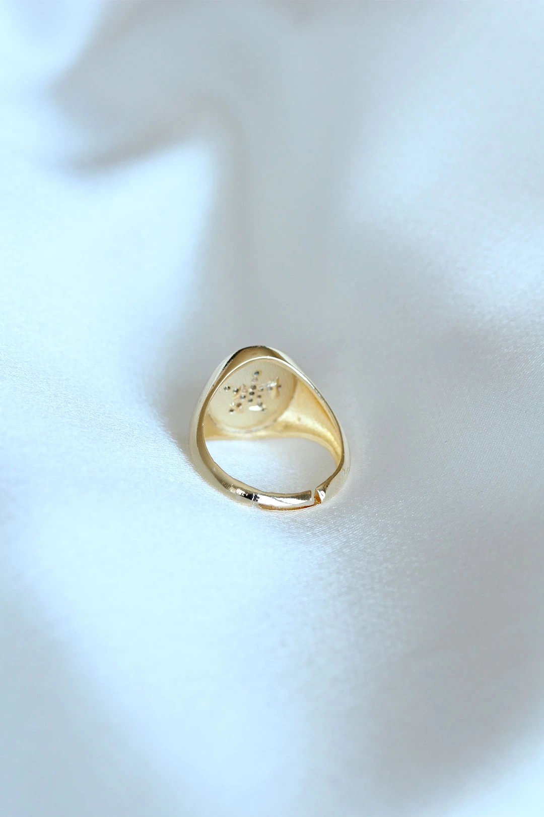 Yıldız Model Gold Renk Yüzük