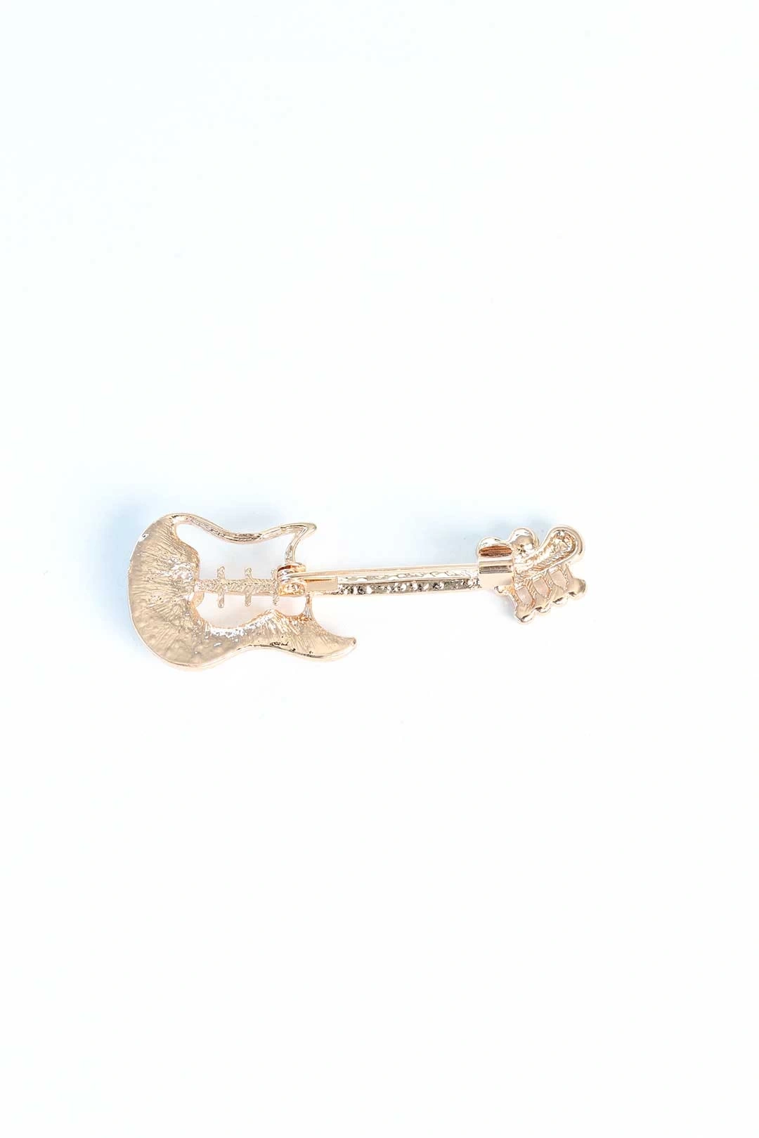 Zirkon Taşlı Metal Broş
