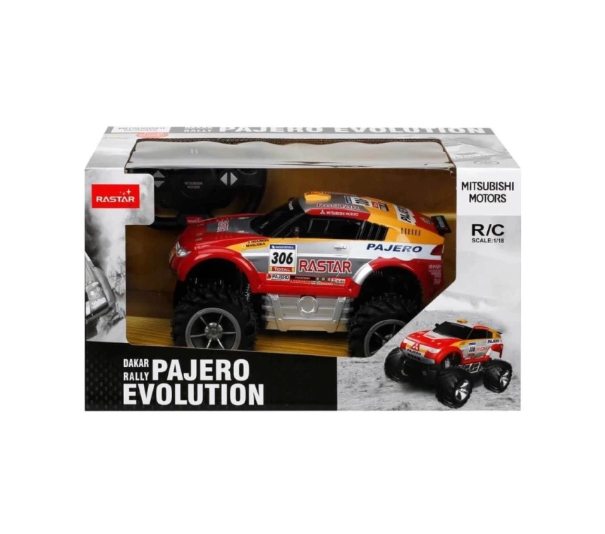 020100 1:18 Mitsubishi Pajero Evolution Uzaktan Kumandalı Araba -Sunman