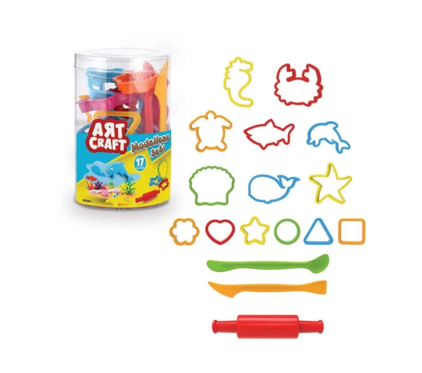 03291 Art Craft 17 parça MODELLEME SETİ