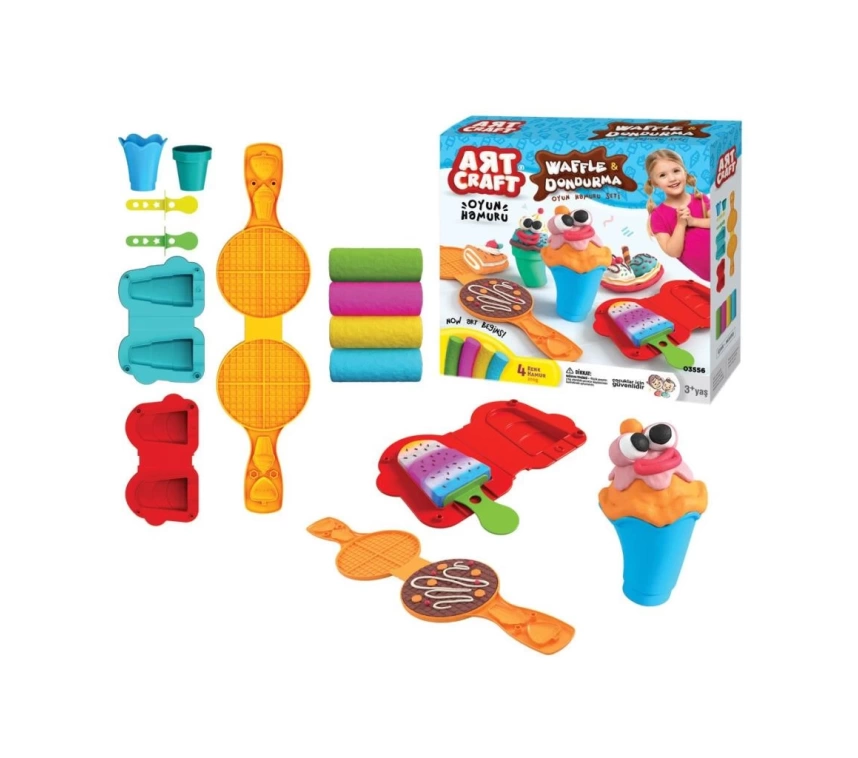 03556 WAFFLE-DONDURMA HAMUR SET 200GR