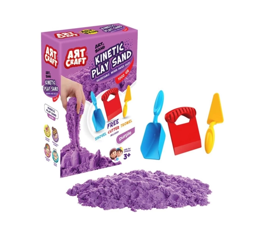 03694 AKSESUARLI MOR KİNETİK OYUN KUMU 1000 GR
