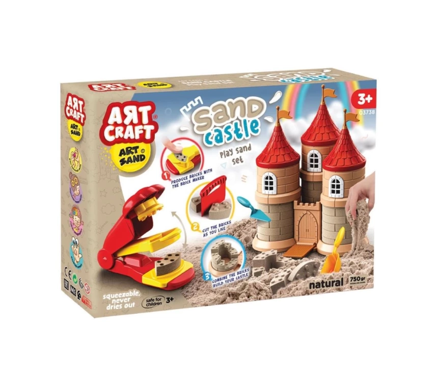 03738 PERİ MASALI OYUN KUM SET 750 GR