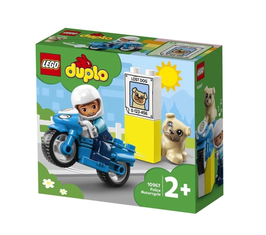 10967 Lego Duplo - Polis Motosikleti 5 parça +2 yaş