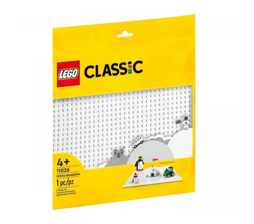 11026 LEGO® Classic Beyaz Taban 1 parça +4 yaş