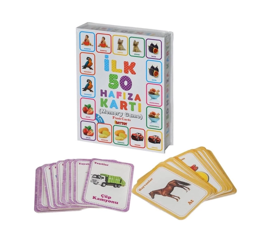 1475 İLK 50 HAFIZA KARTLARI (MEMORY GAME )