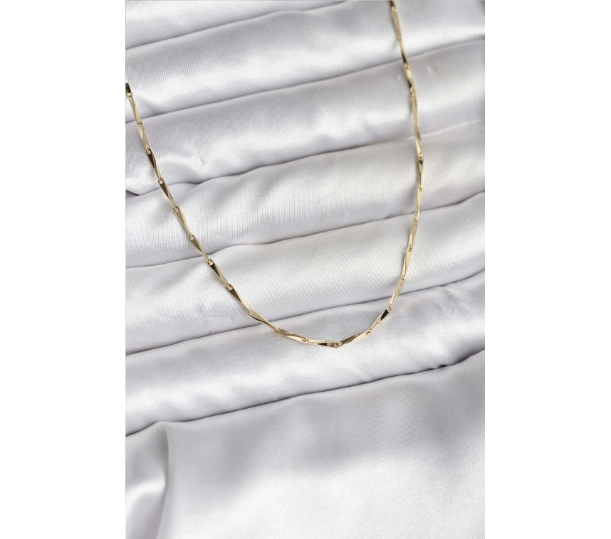 14K Gold Renk Kaplama CM Kadın Kolye