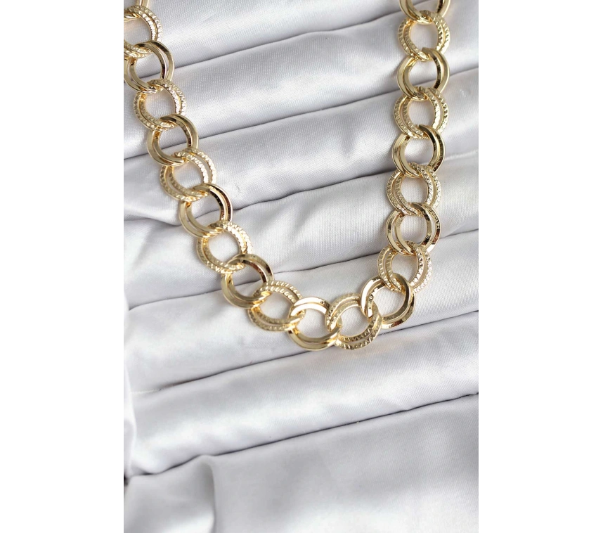 14K Gold Renk Kaplama Samanyolu Model CM Kadın Kolye