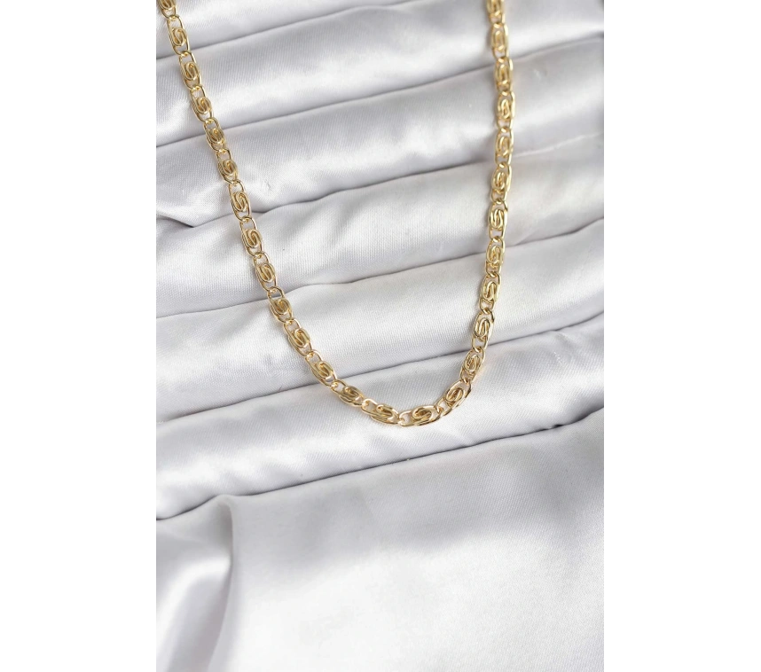 14K Gold Renk Kaplama Zincir Model CM Kadın Kolye