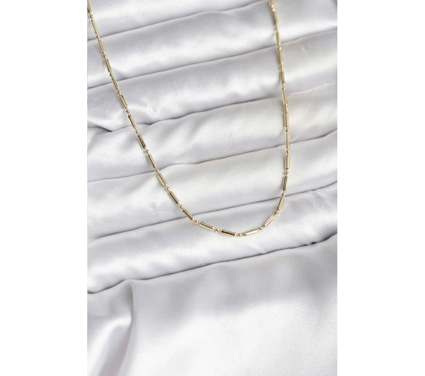 14K Gold Renk Kaplama Zincir Model CM Kadın Kolye