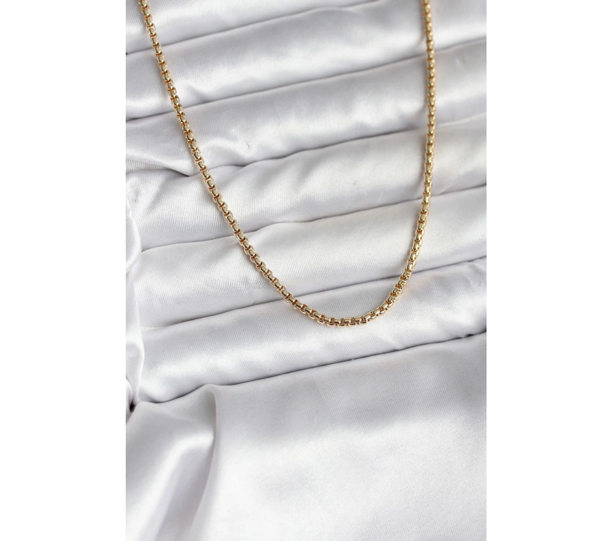 14K Gold Renk Kaplama Zincir Model CM Kadın Kolye