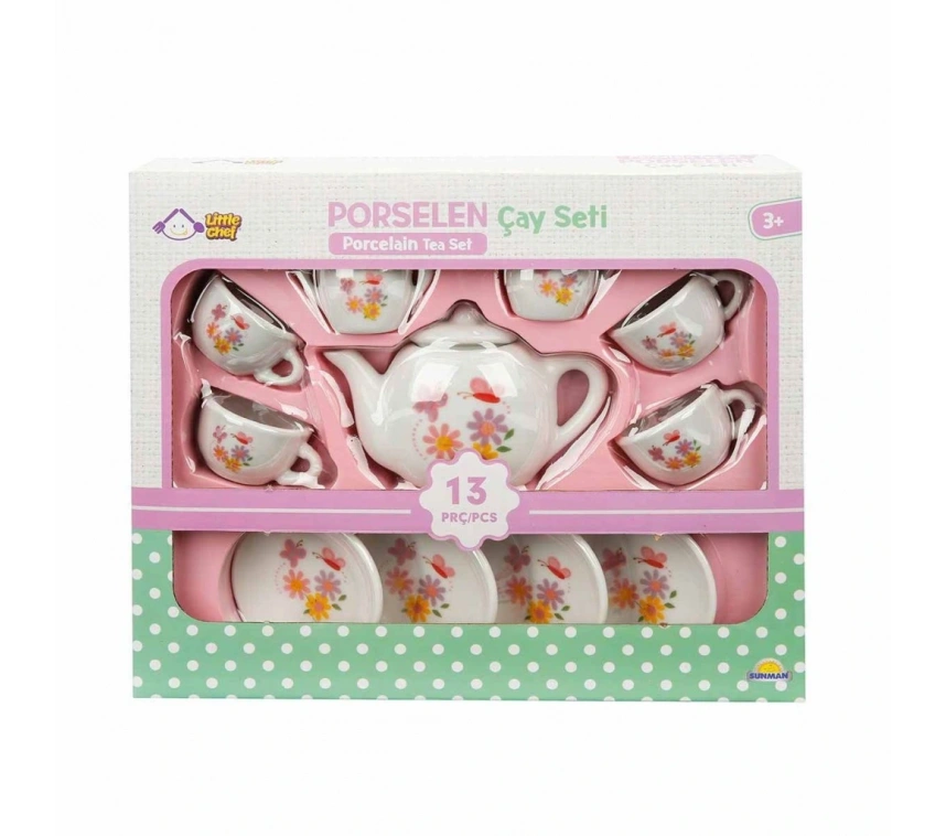 1501 Porselen Çay Seti 13 Parça -