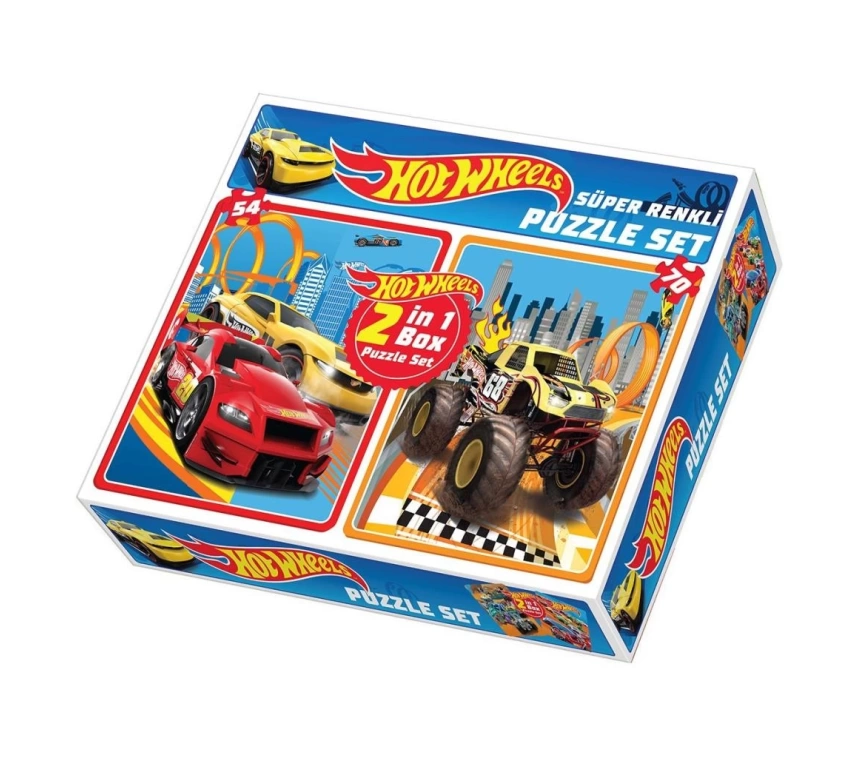 1535 HOT WHEELS  2İN1 PUZZLE