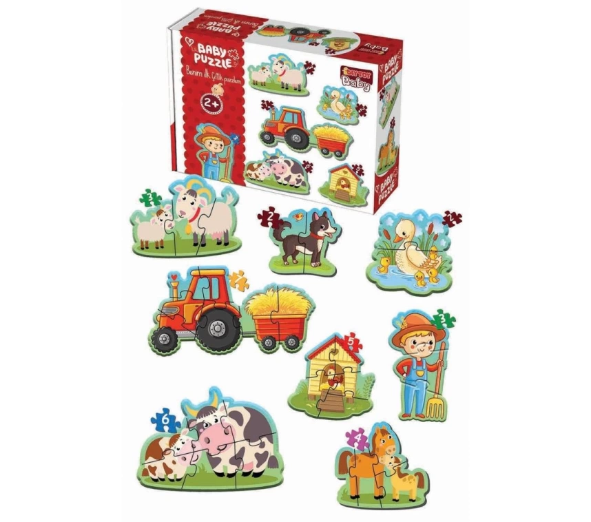 1734 Dıytoy, Baby Puzzle - İlk Çiftlik Puzzle