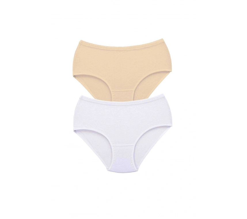 2 Adet Tutku Kadın Yüksek Bel Bato Kalın Lastik Külot S9