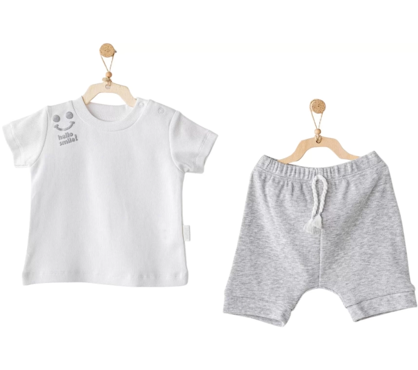 2li Basic Bebe Takım Grey Melange