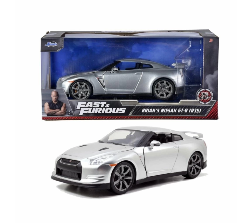 Nessiworld 253203082 Hızlı ve Öfkeli 2009 Nissan GT-R 1:24 - Simba