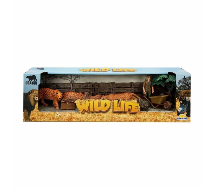 Nessiworld 2691  Farm World Vahşi Hayvanlar Oyun Seti