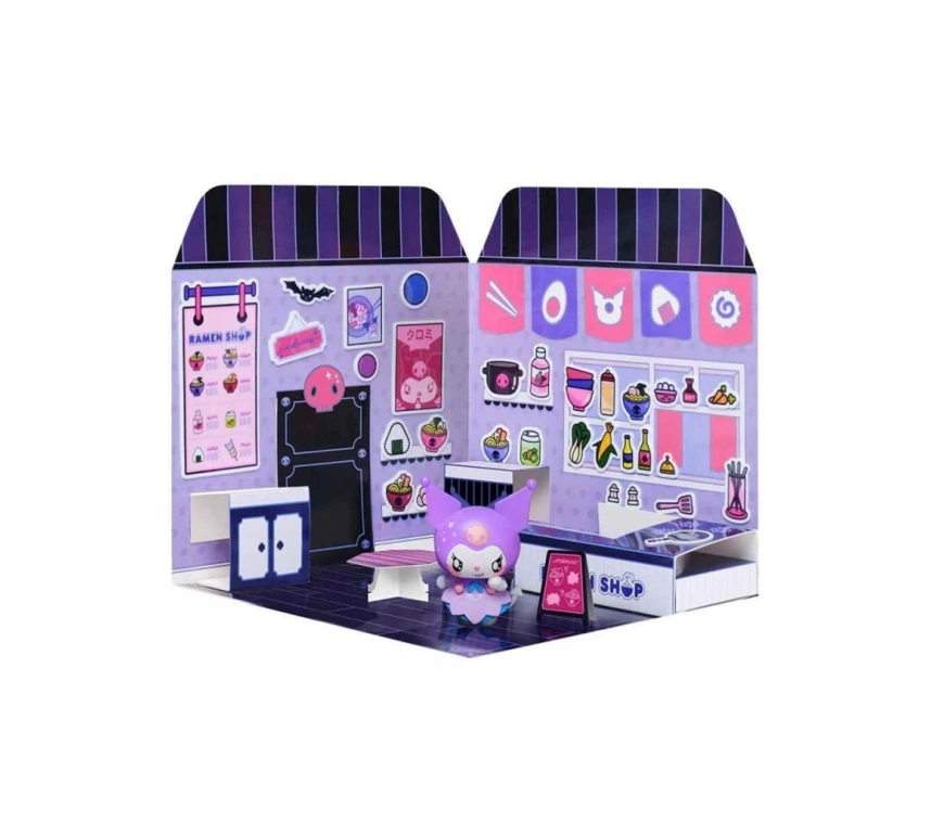 30001 OYUN SET STICKER HOUSE FOOD COURTS KUROMI CINNAMOROLI H KITTY MY